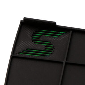 Target Omni Protector showing Stratiform 'S' Logo detail on the underside