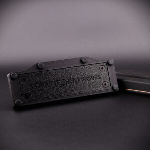 Underside detail of graded card slab stand